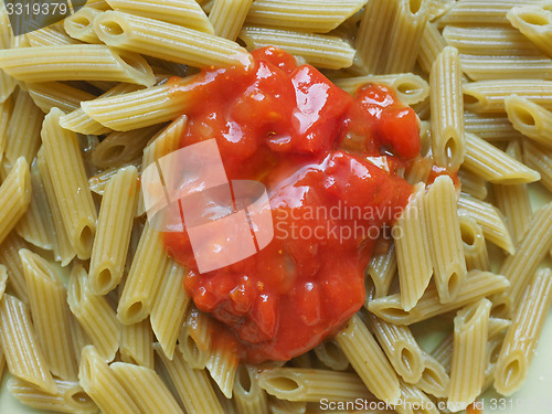 Image of Penne pasta with tomato