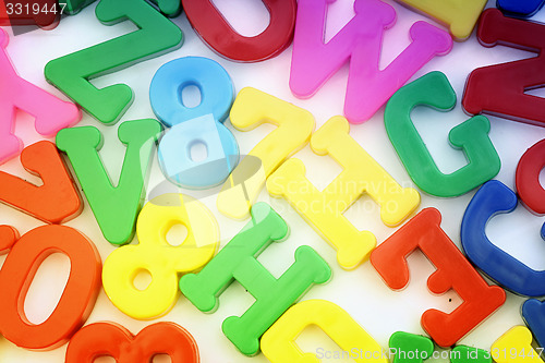 Image of Close-up of letters