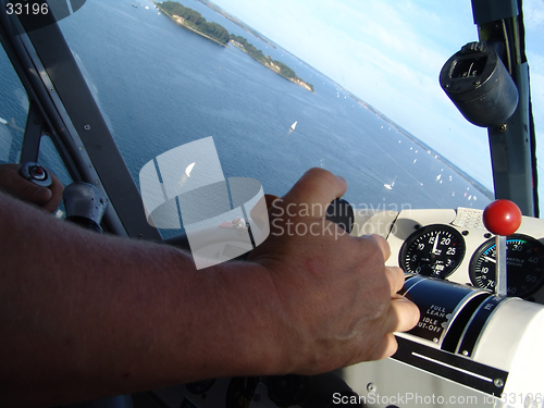 Image of in a waterplane
