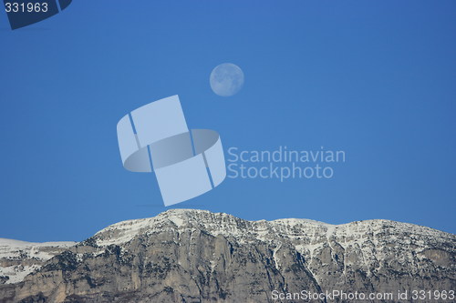 Image of Mountain&moon