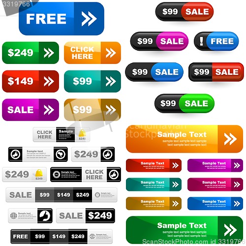 Image of Design elements for sale.