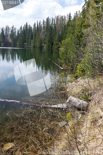 Image of Mountain Lake in Slovakia Tatra 