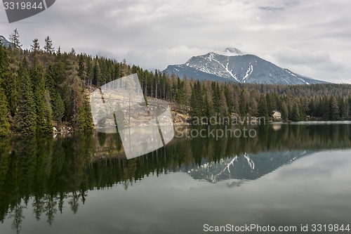 Image of Mountain Lake in Slovakia Tatra 