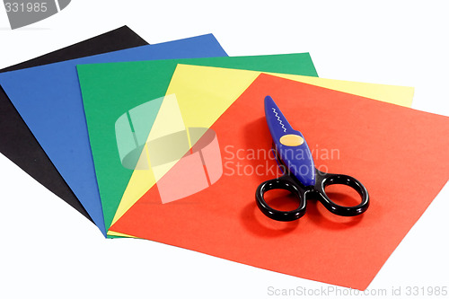 Image of Colored construction paper