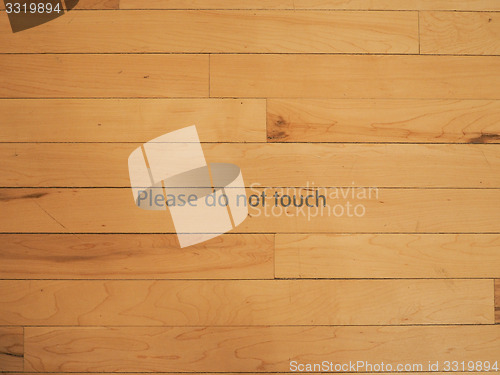Image of Do not touch