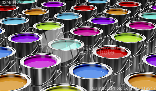 Image of Paint cans
