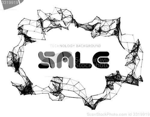 Image of Sale triangle background