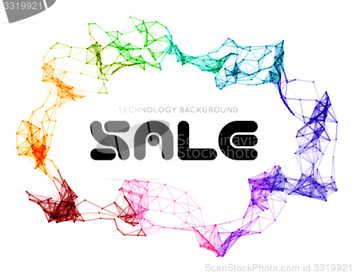 Image of Sale triangle background