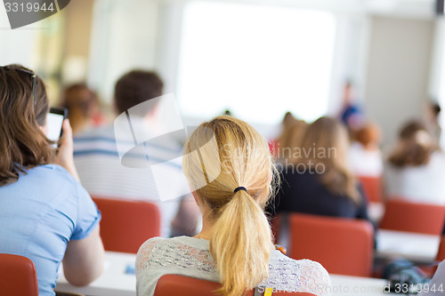 Image of Lecture at university.