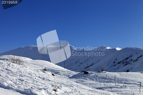 Image of Off-piste slope in early morning