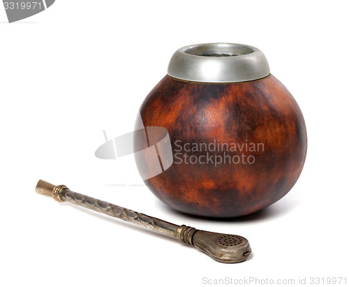 Image of Calabash gourd and bombilla