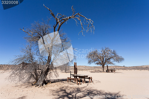 Image of stopover rest place in Kgalagadi transfontier park
