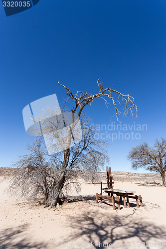 Image of stopover rest place in Kgalagadi transfontier park