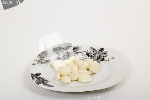 Image of Garlic in a plate