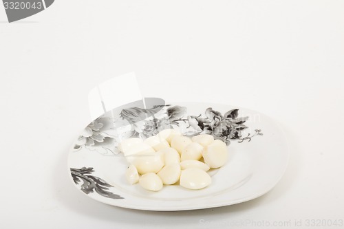 Image of Garlic in a plate
