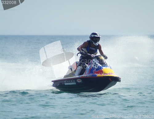 Image of Man on watercraft