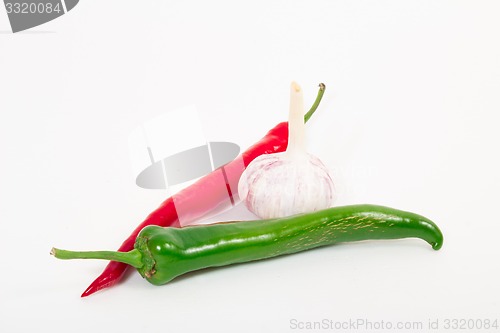 Image of Pepper and garlic    