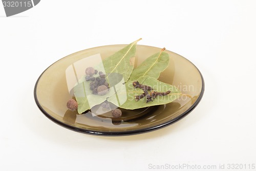 Image of Plate with spices