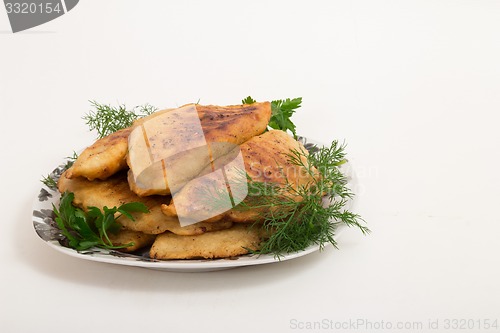 Image of Pasties on the plate   