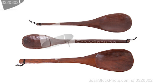 Image of Wooden spoons isolated