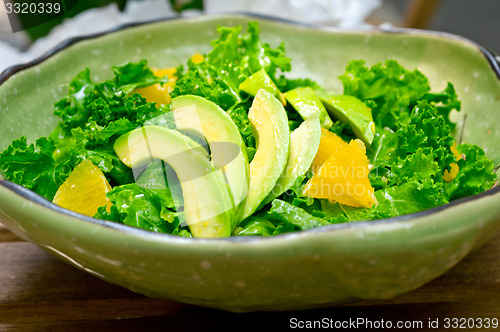 Image of fresh avocado salad 