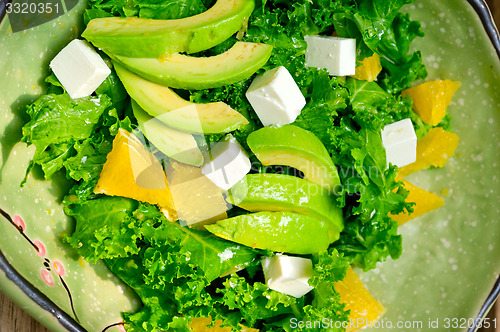 Image of fresh avocado salad 