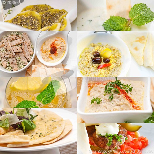 Image of middle east food collage 