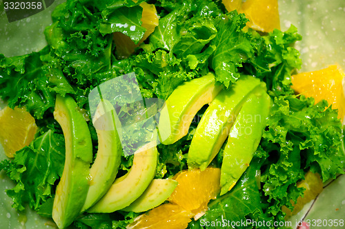 Image of fresh avocado salad 