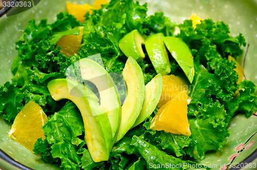 Image of fresh avocado salad 