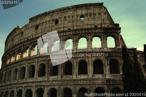 Image of The Colosseum in Rome, Italy