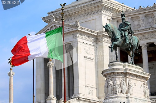 Image of Vittorio Emanuele in Rome, Italy