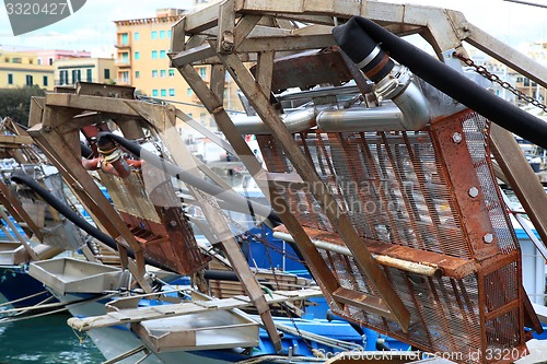 Image of  Local fishing boat, a catch of shellfish, especially oysters an