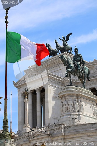 Image of Vittorio Emanuele in Rome, Italy