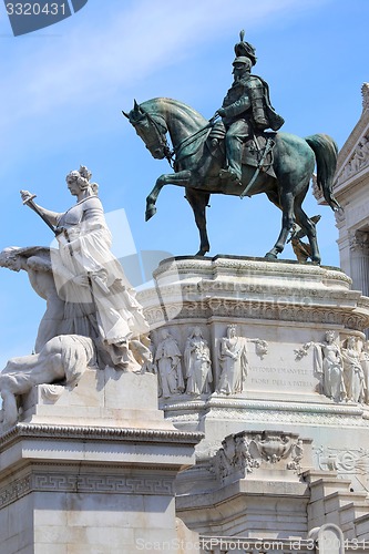 Image of Vittorio Emanuele in Rome, Italy