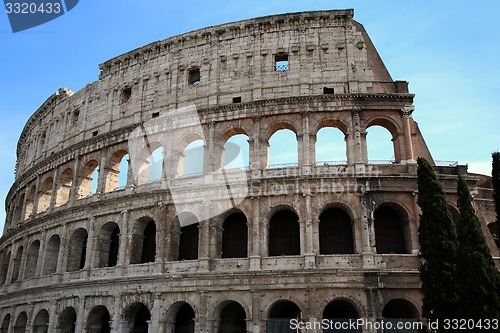 Image of The Colosseum in Rome, Italy