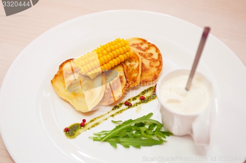 Image of corn pancakes