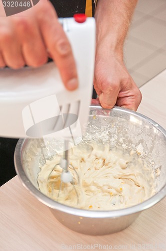 Image of Cooking corn pancakes