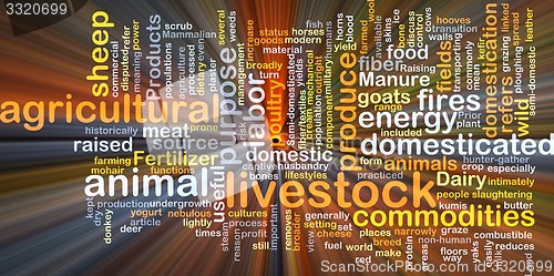 Image of Livestock background concept glowing