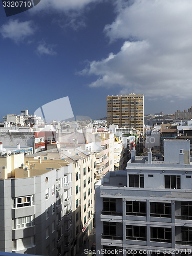 Image of rooftop view condos hotels Grand Canary Island Spain