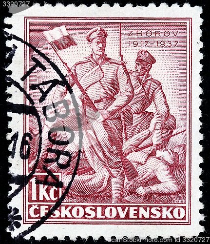Image of Battle at Zborov Stamp
