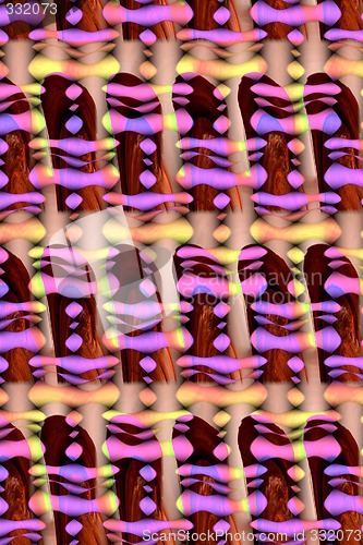 Image of Abstract 3d background of the greek letter Pi