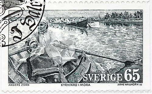 Image of Anders Zorn Stamp