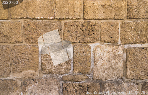 Image of Aged Stone wall texture or background