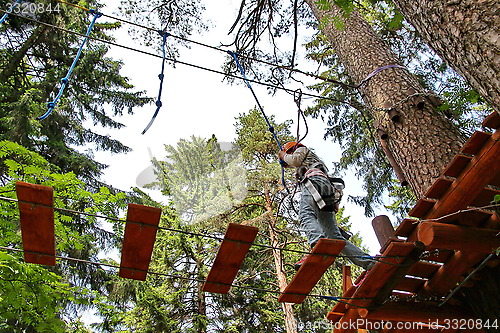 Image of adventure rope park