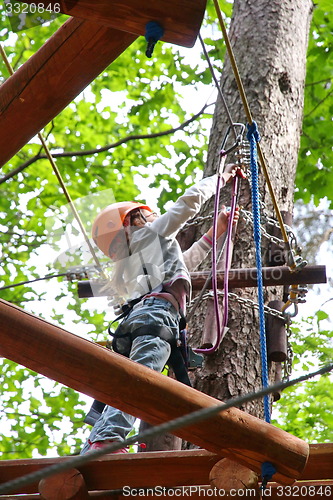 Image of adventure rope park