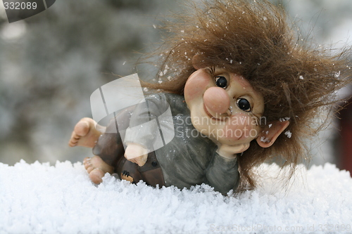 Image of trolls in winternorway