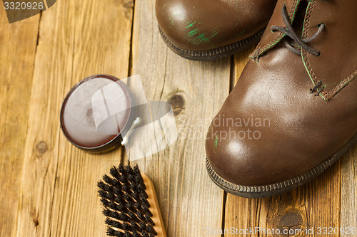 Image of vintage brown boots