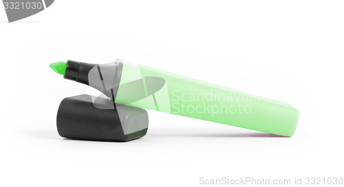 Image of Green highlighter isolated