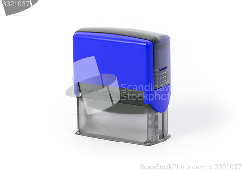 Image of Plastic stamp isolated