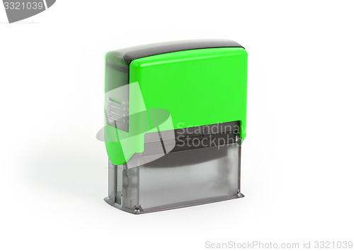 Image of Plastic stamp isolated